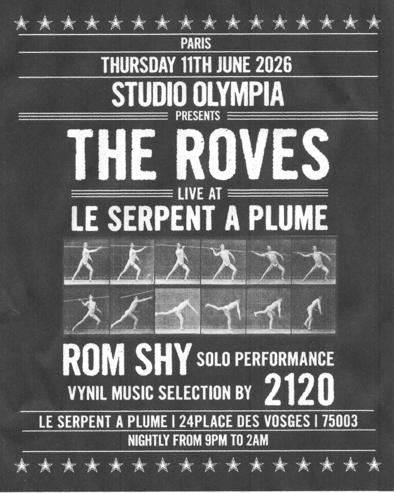 THE ROVES FLYER